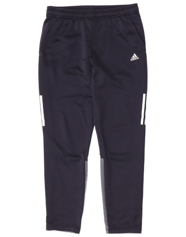 Adidas Pantalon de survêtement pour homme Large Bleu Marine Colorblock Polyester