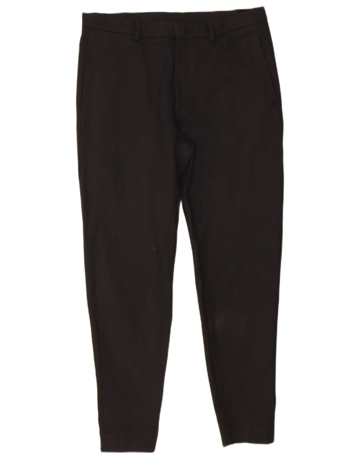 Cos Pantalon Chino Slim Homme W34 L29 Noir Viscose