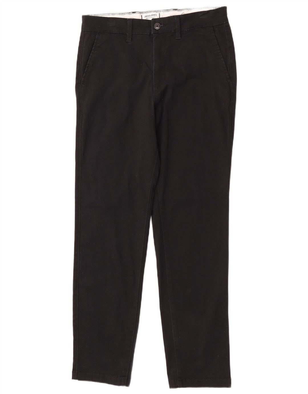 Jack & Jones Pantalon Chino Regular Homme W30 L30 Noir Coton