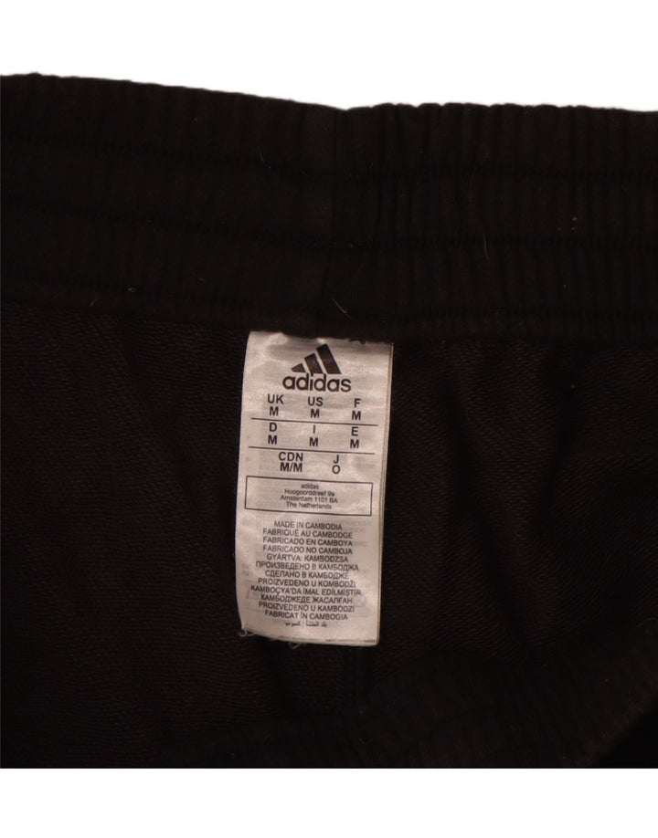 Adidas Short de sport pour femme en coton noir moyen
