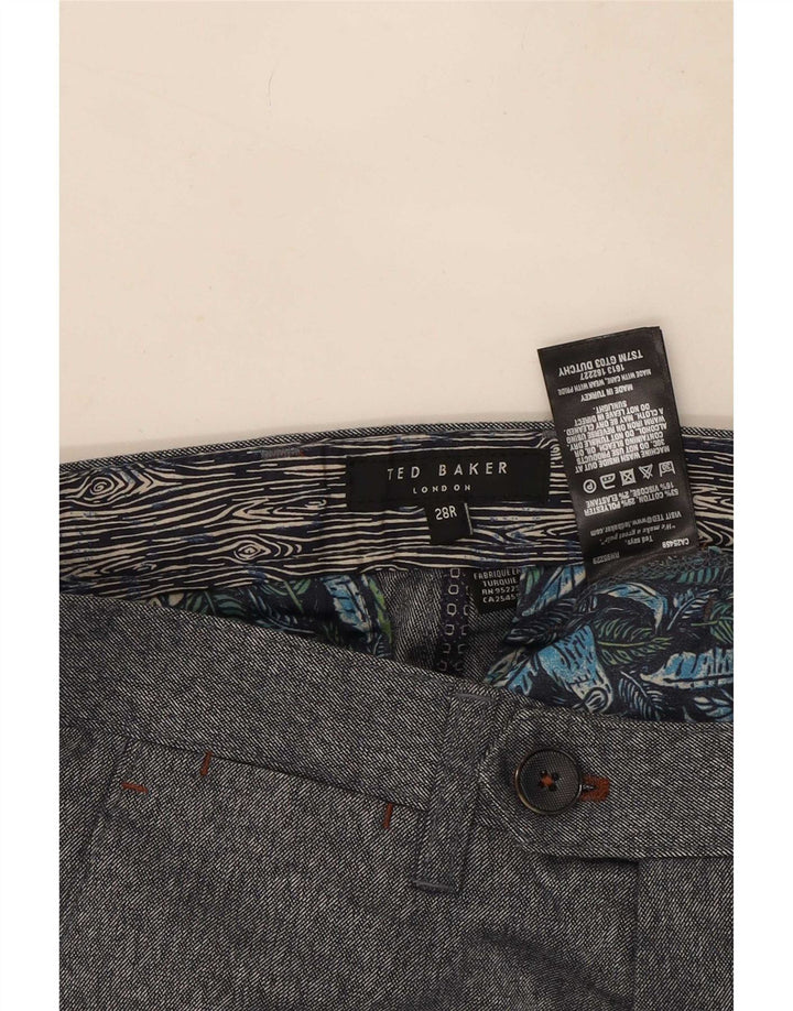 Ted Baker Pantalon Chino Slim Homme W28 L31 Gris Coton