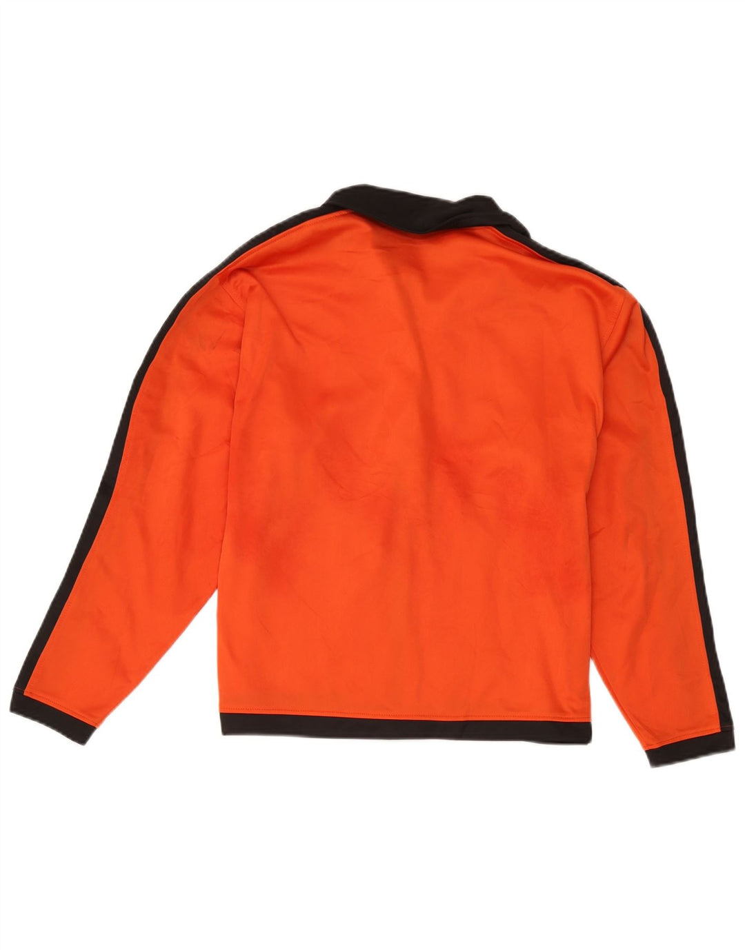 Asics Veste de survêtement graphique pour femme UK 16 Large Orange Colourblock