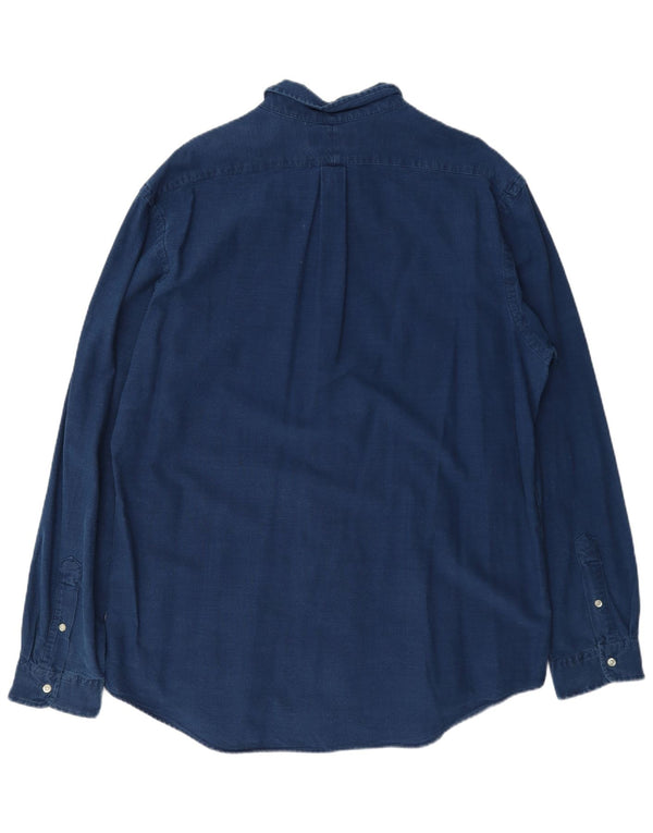 Ralph Lauren Chemise indigo pour homme en coton bleu marine 2XL