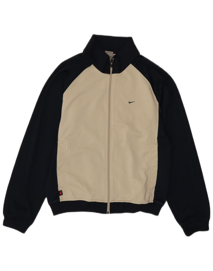 NIKE Veste de survêtement pour homme en polyester color block beige moyen