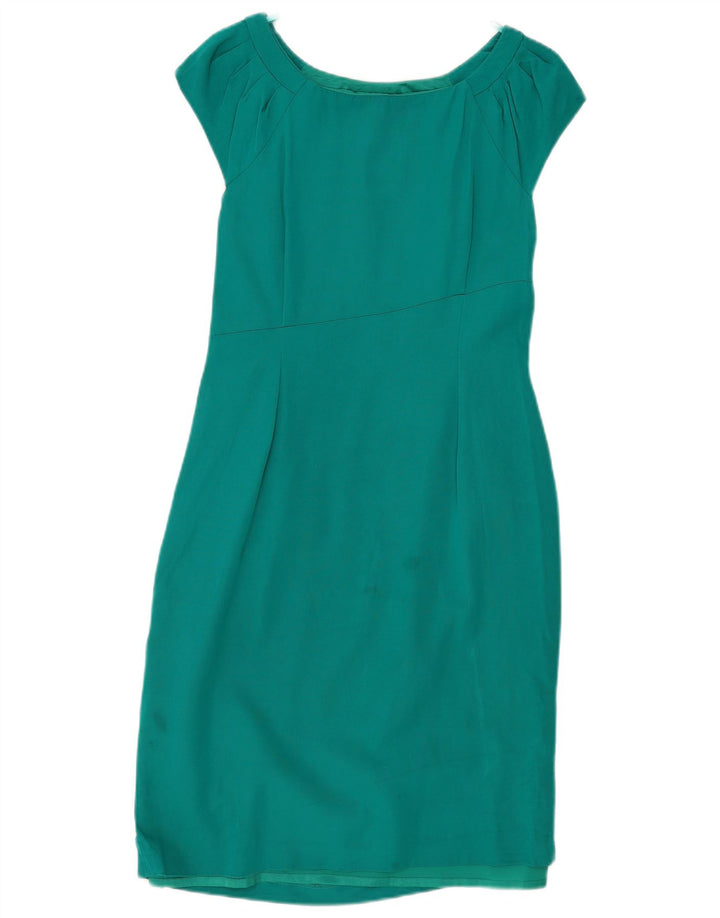 Coast Robe fourreau pour femme UK 44 Viscose vert moyen