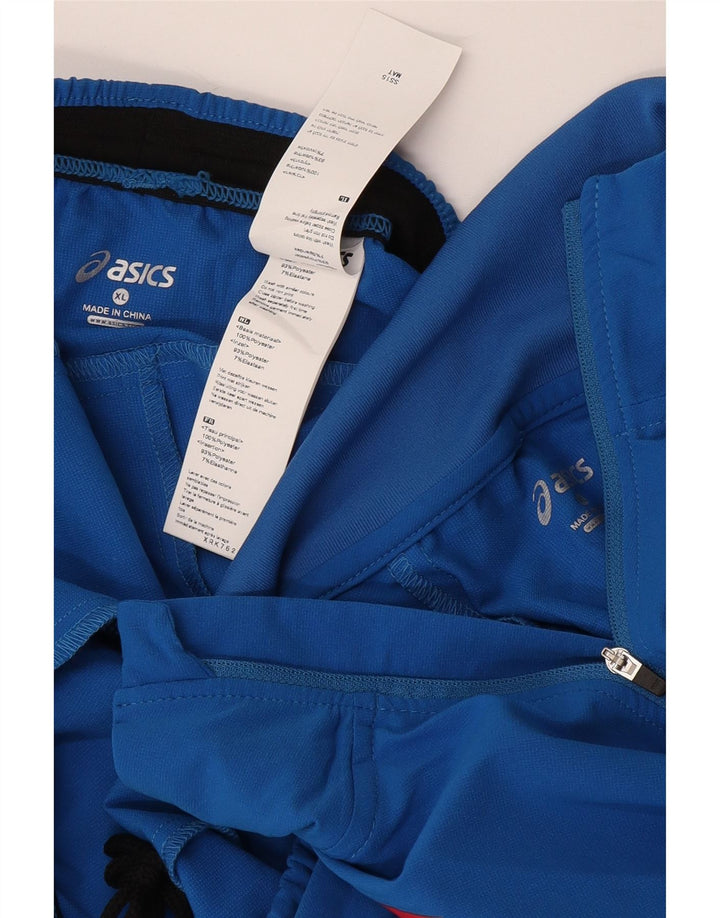 Asics Survêtement Italia Graphic Full XL Homme Bleu Polyester