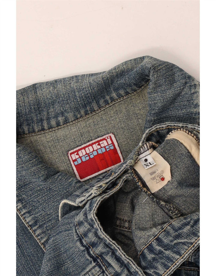 Kookai Veste en Jean Garçon 11-12 Ans XL Bleu Coton