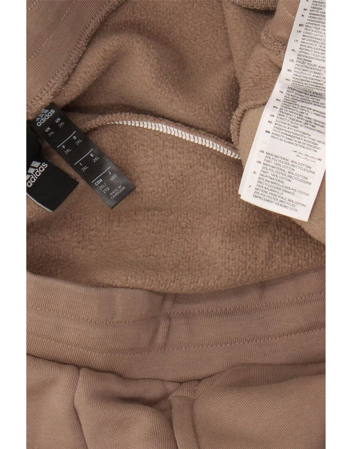 Adidas Pantalon de survêtement pour homme en coton marron 2XL