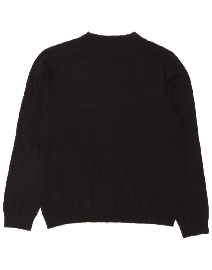 Marks & Spencer Cardigan pour homme en coton noir Taille L