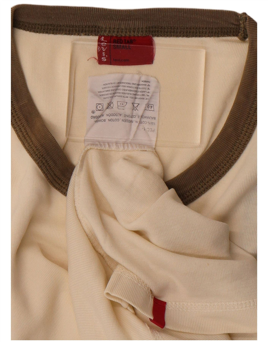 Levi's Débardeur Small Homme Blanc Cassé