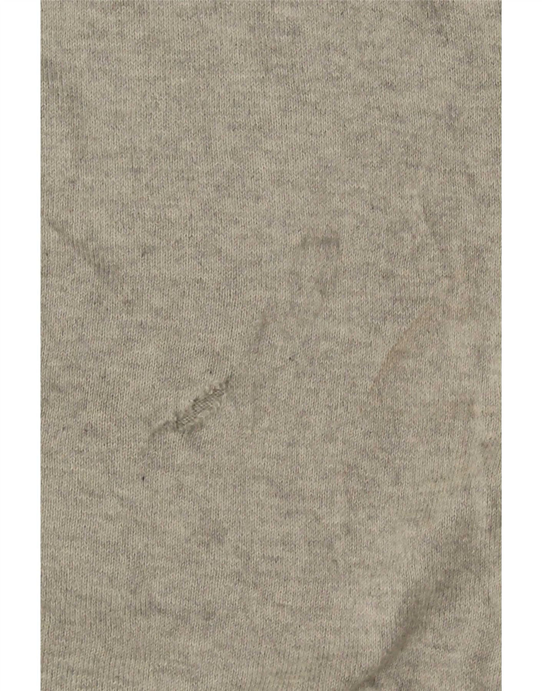 Nautica Pull Col V Homme Gris Moyen Coton