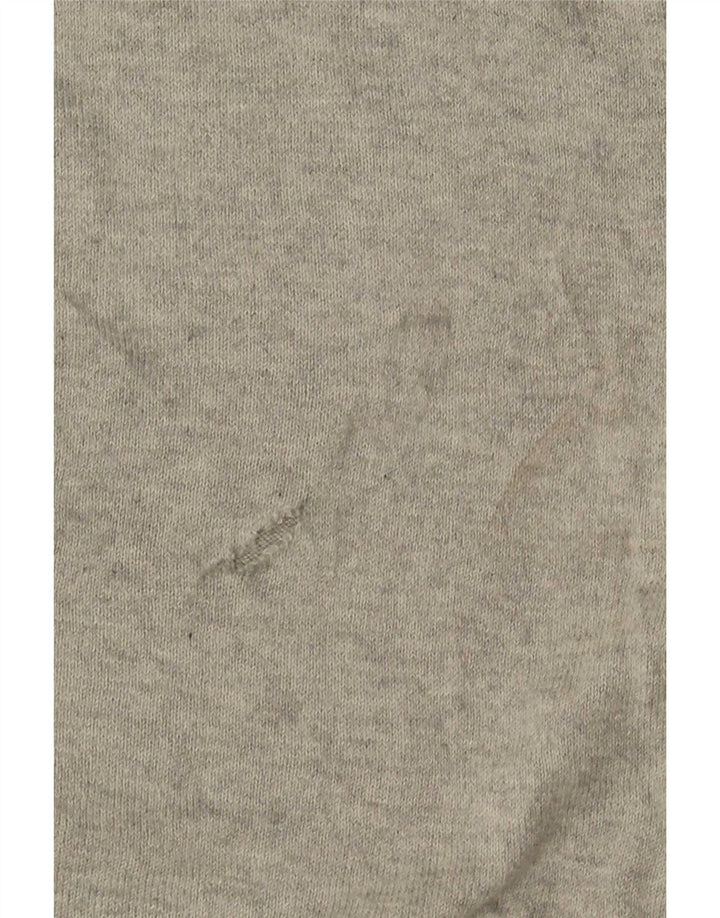 Nautica Pull Col V Homme Gris Moyen Coton