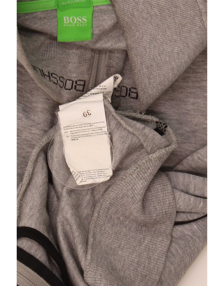 HUGO BOSS Homme Survêtement Top Veste Petit Gris Rayé Coton