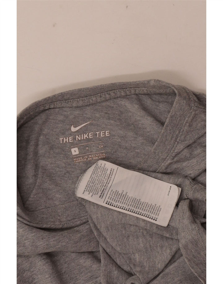 Nike T-Shirt Homme Petit Gris Moucheté Coton