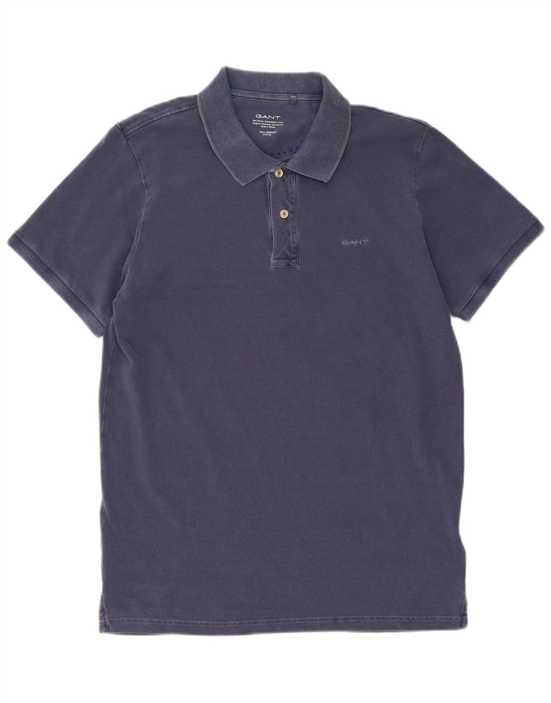Gant Polo Homme Bleu Marine Moyen Coton