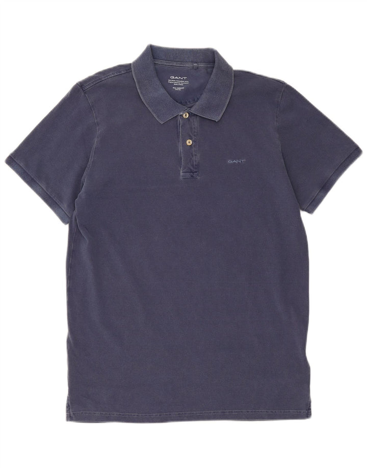 Gant Polo Homme Bleu Marine Moyen Coton