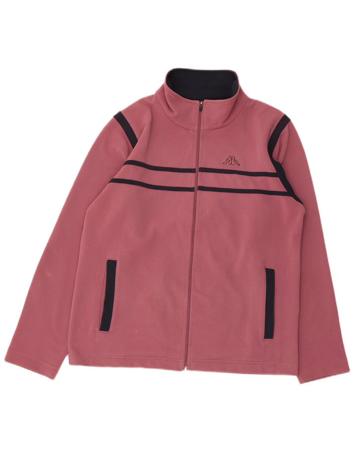 Kappa Veste de survêtement pour femme UK 16 Large Rose Polyester