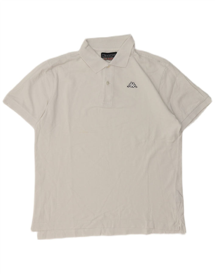 Kappa Polo Homme Grand Blanc Coton
