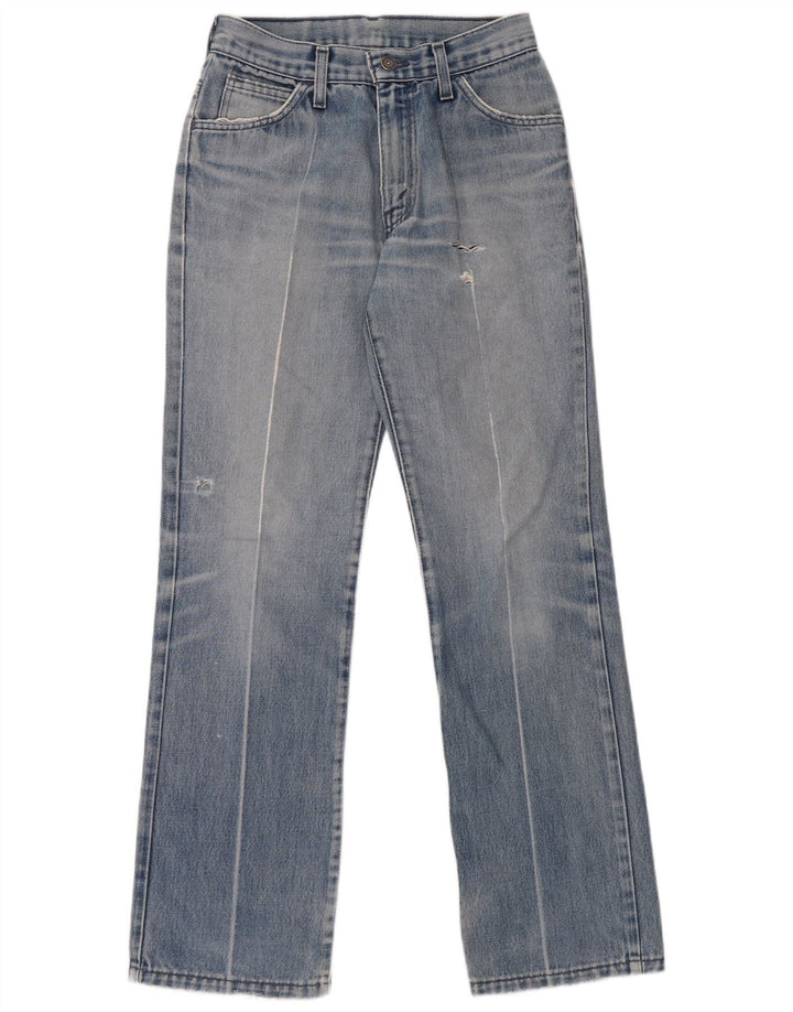 Levi's Jean Droit Effet Déchiré W28 L32 Femme Bleu Coton