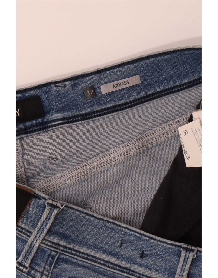 Replay Jean Slim Anbass Femme W32 L32 Bleu Polyester