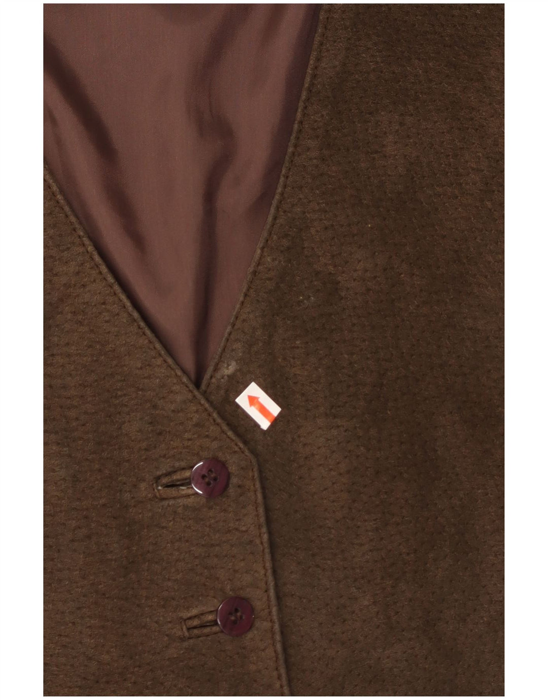 ST. BERNARD Gilet en Daim Femme UK 44 Marron Moyen Polyamide