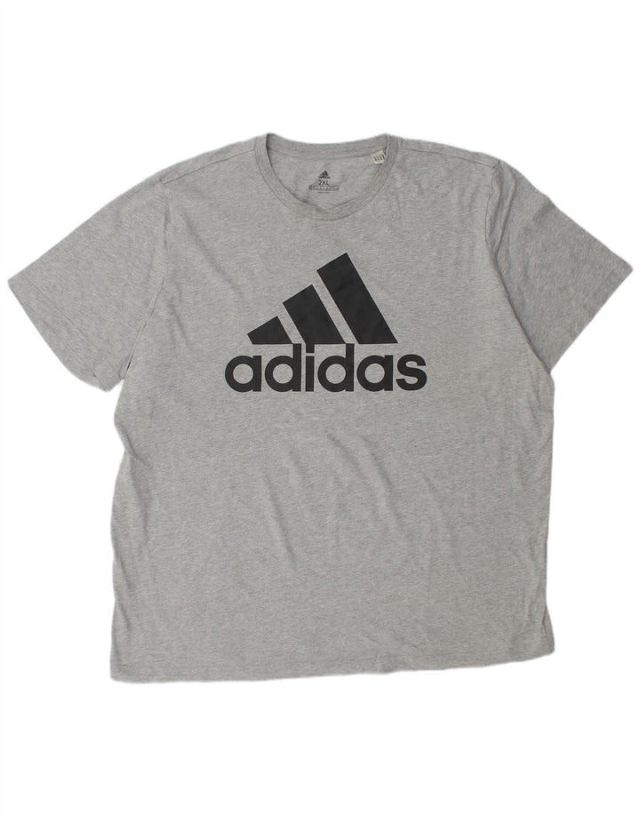 ADIDAS T-shirt graphique pour hommes 2XL Gris