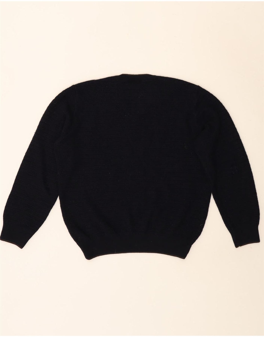 Marks & Spencer Pull col V pour homme en acrylique bleu marine Taille L