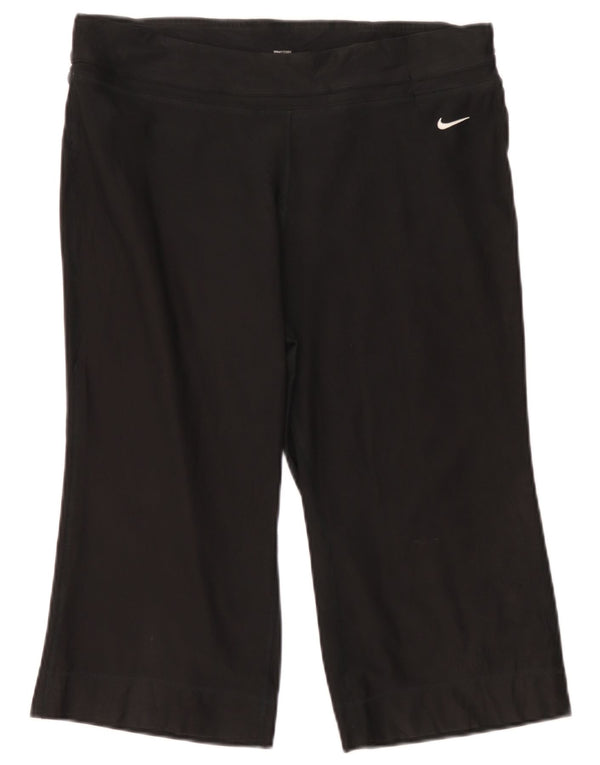 Nike Pantalon de survêtement Dri Fit Capri pour femme US 12/14 Large Noir