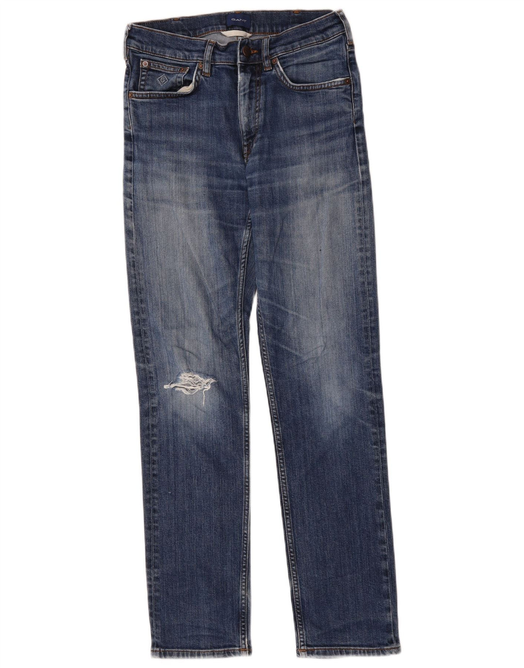 Gant Jean slim effet vieilli W30 L32 bleu coton