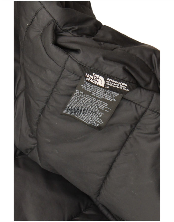 The North Face Veste matelassée réversible à capuche pour garçon 11-12 ans Gris