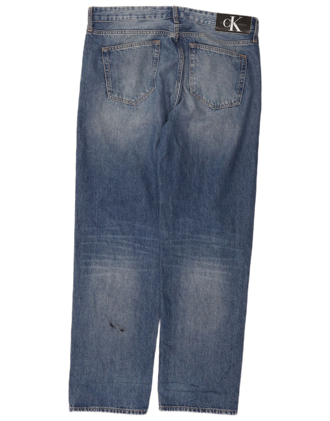 Calvin Klein Jean droit homme W33 L31 bleu coton