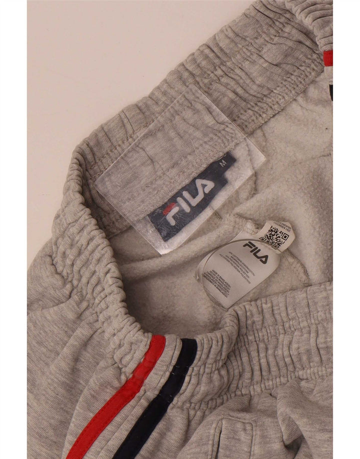 Fila Short de Sport Homme Gris Moyen Chiné Coton