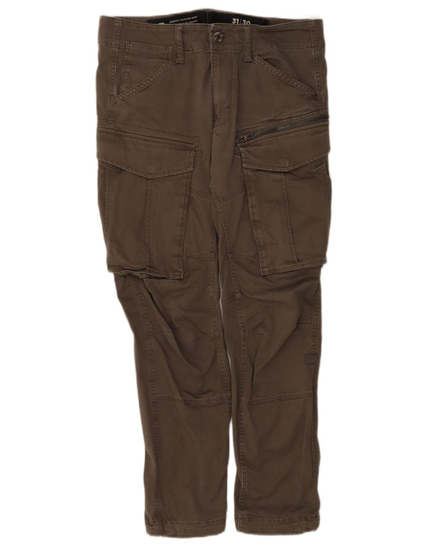 G-Star Pantalon cargo fuselé pour homme W31 L30 Coton kaki
