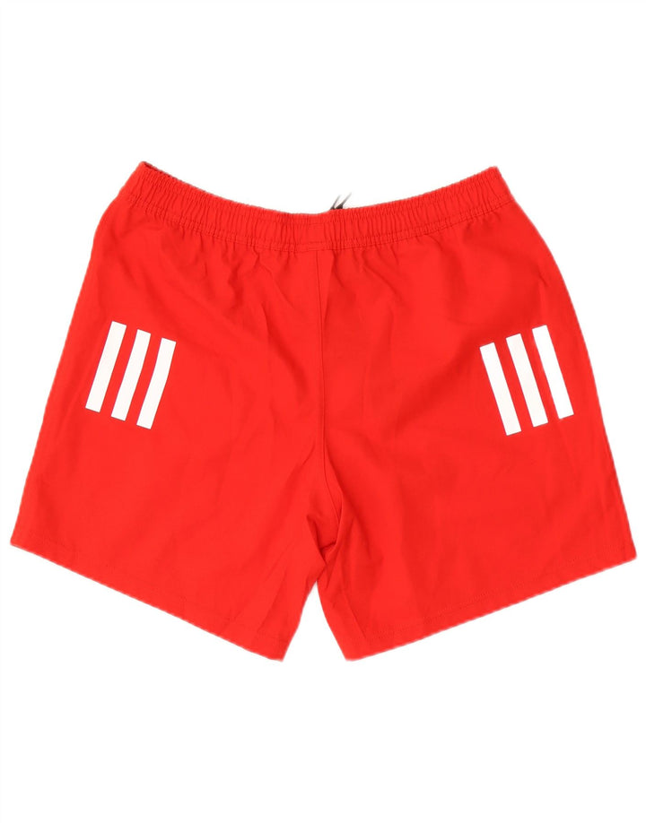 Adidas Short de sport pour homme Large Rouge Polyester