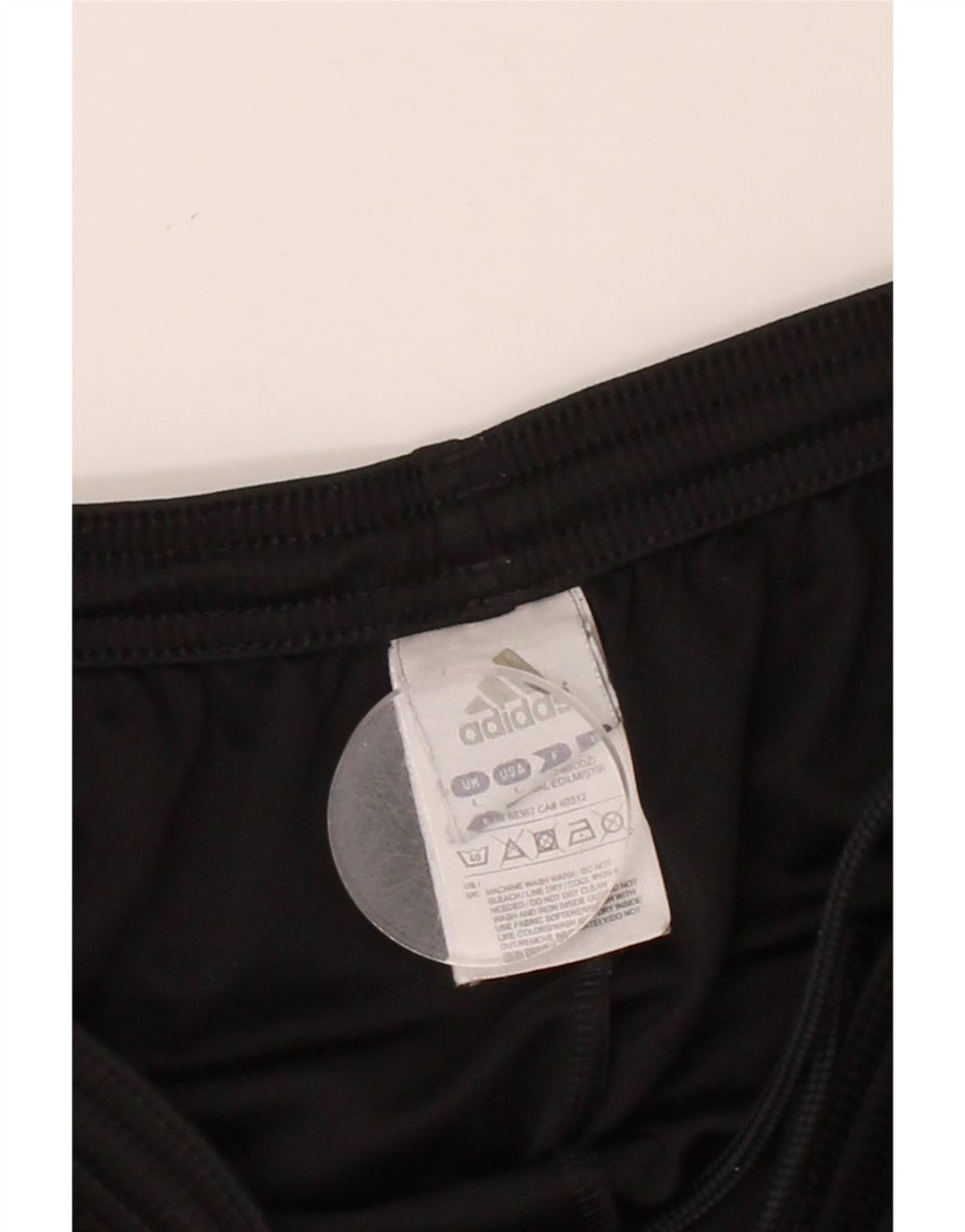 ADIDAS Womens Climalite Sport Shorts UK 16 Large  Black Polyester Vintage Adidas and Second-Hand Adidas from Messina Hembry 