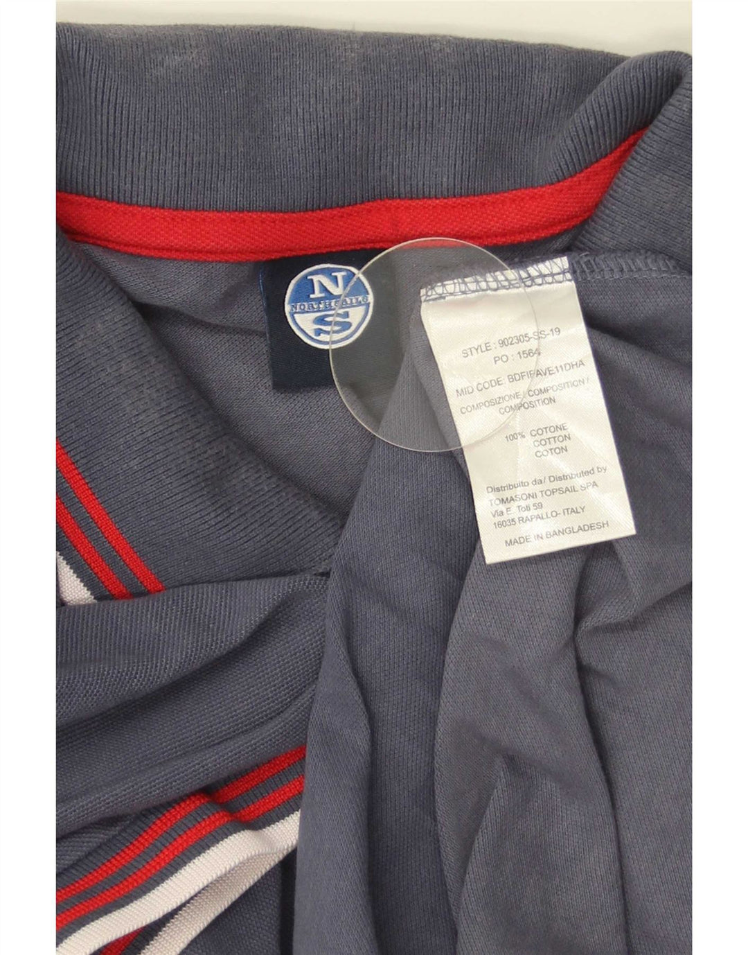 North Sails Polo Homme Large Bleu Marine Coton