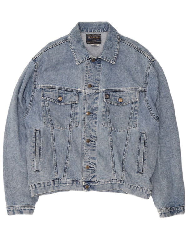 AMERICANINO Veste en Jean Homme UK 42 XL Bleu Coton