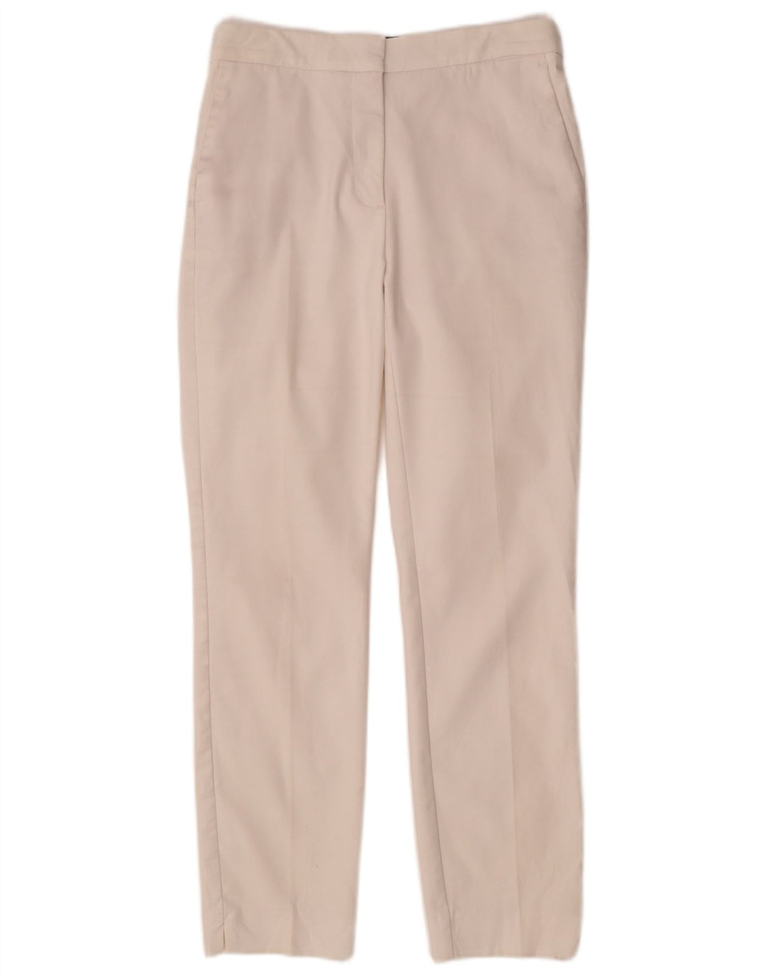 Pantalon Chino Droit Femme ZARA Moyen W28 L27 Blanc