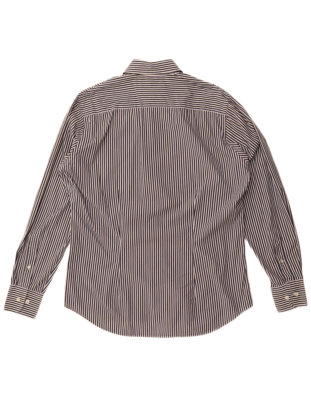 Fred Perry Chemise Slim Fit Homme Bleu Marine Moyen en Coton à Fines Rayures