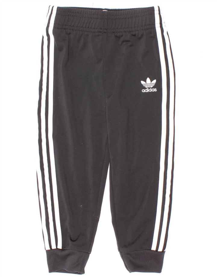 Adidas Pantalon de survêtement garçon Joggers 2-3 ans Noir Polyester
