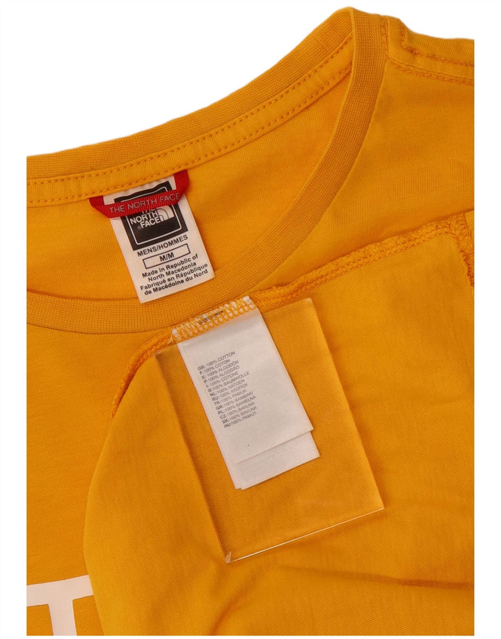 The North Face T-Shirt Graphique Homme Jaune Moyen Coton