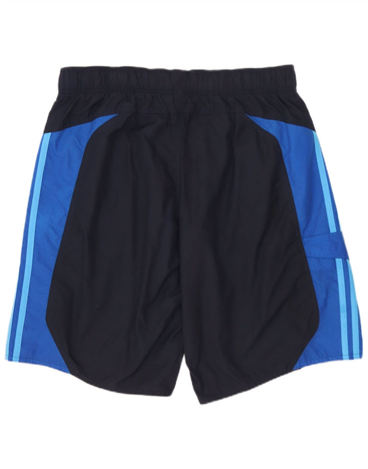 Adidas Short de bain cargo pour homme en nylon color block bleu marine moyen