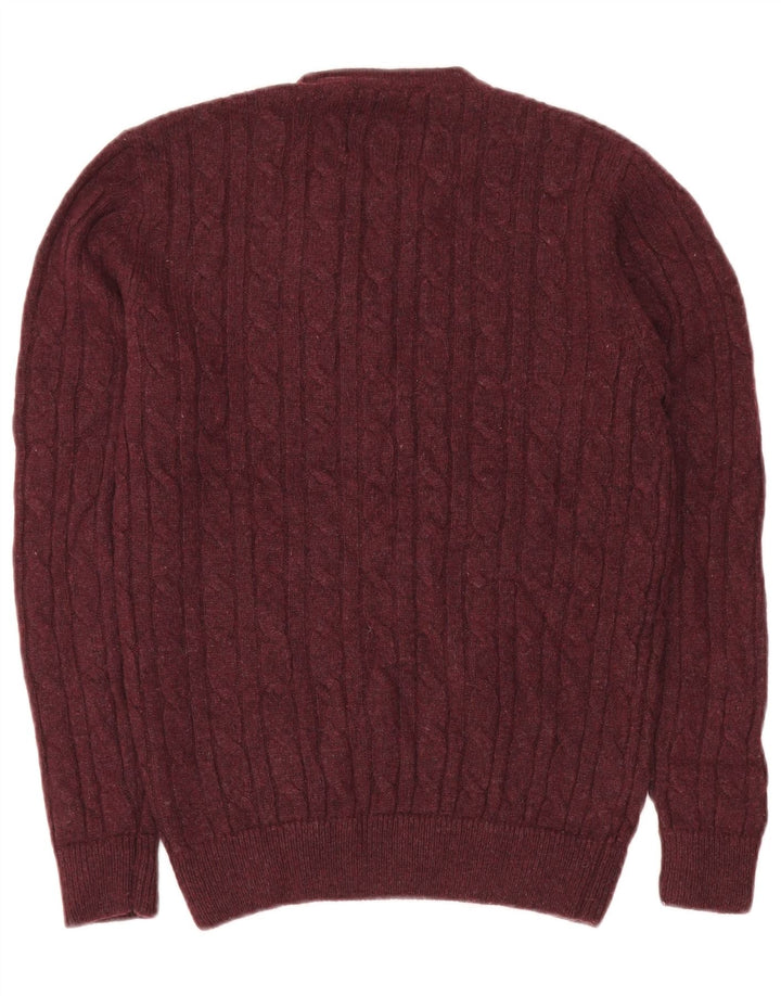 Jack Wills Pull à Col Rond Homme Petit Marron Polyamide