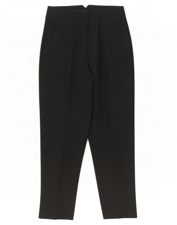 Zara Pantalon décontracté fuselé pour femme Medium W28 L26 Noir Polyester