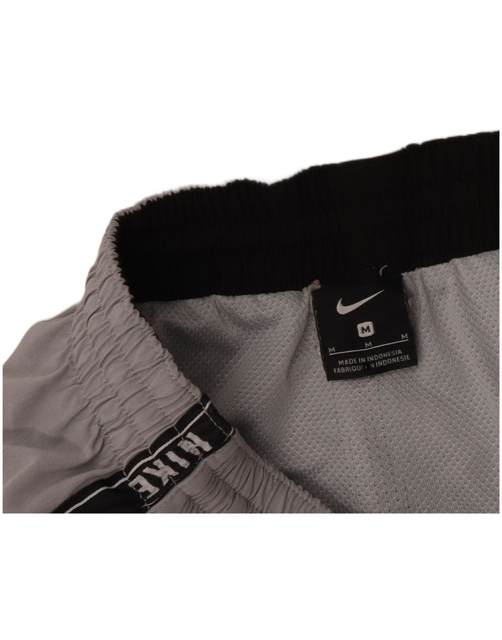 Nike Short de sport graphique pour homme en polyester color block gris moyen