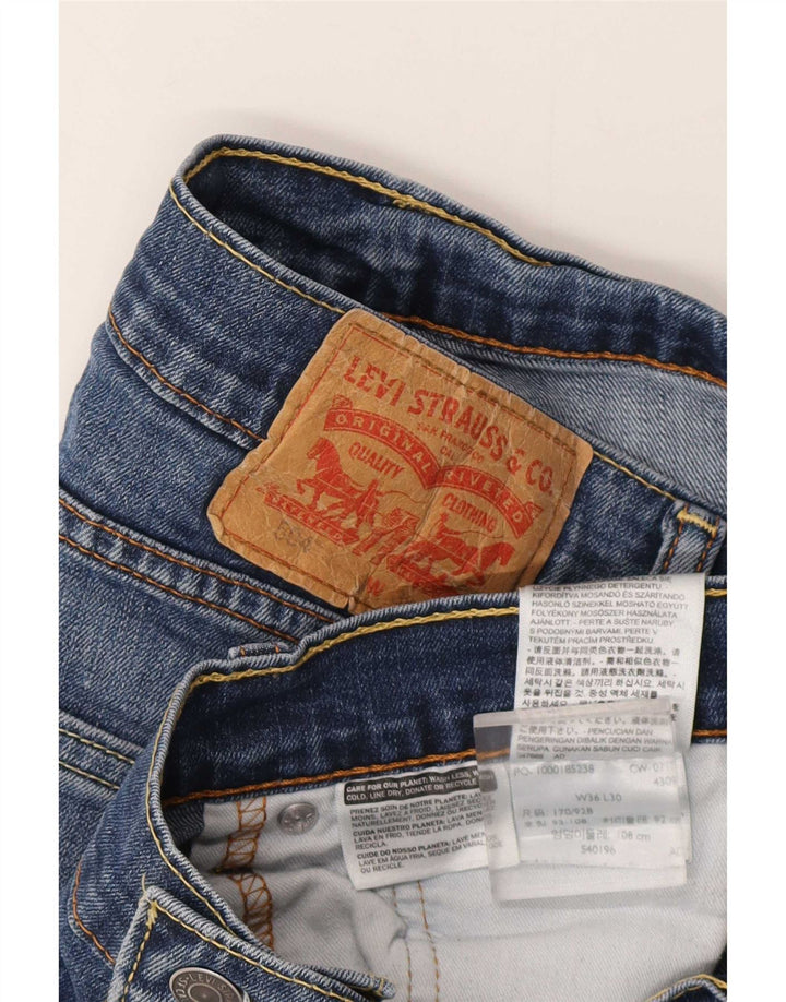 Levi's Jean Droit 504 Homme Bleu W36 L30 Coton