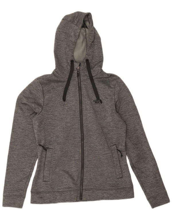The North Face Pull à capuche zippé pour femme UK 12 Gris moyen Polyester
