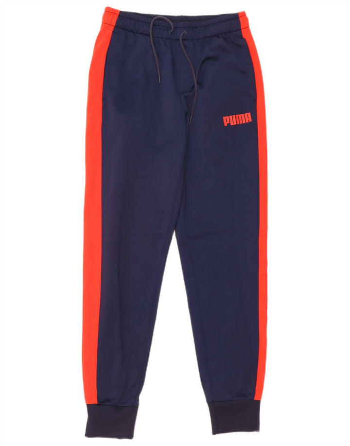 Puma Pantalon de Survêtement Joggers Homme Bleu Marine Moyen Colourblock