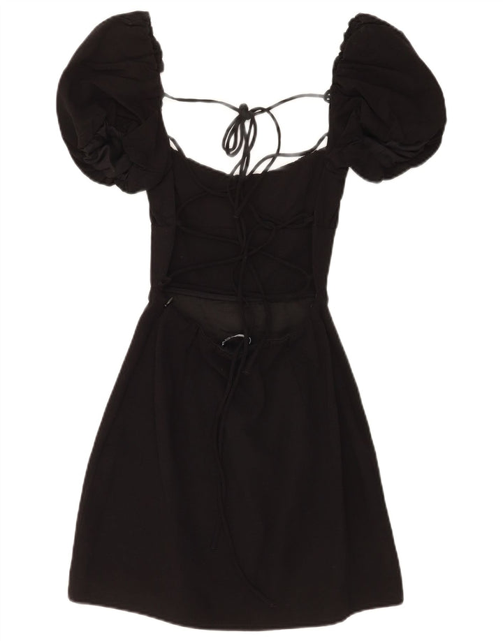 Zara Robe trapèze pour femme UK 4 XS Noir