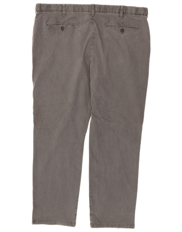 Marks & Spencer Pantalon Chino Coupe Regular Homme W42 L31 Gris Coton